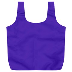 Ultra Violet Purple Full Print Recycle Bag (xxxl) by bruzer