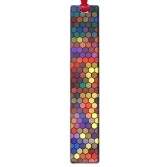 Hexagon Honeycomb Pattern Design Large Book Marks by Ndabl3x