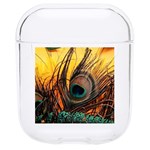 Sunset Illustration Water Night Sun Landscape Grass Clouds Painting Digital Art Drawing Hard PC AirPods 1/2 Case Front