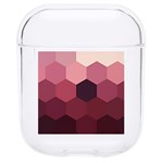 Hexagon Valentine Valentines Hard PC AirPods 1/2 Case Front