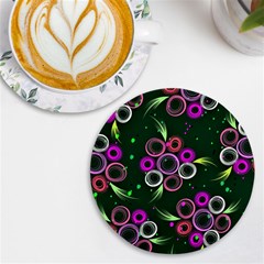 Floral-5522380 Uv Print Round Tile Coaster by lipli