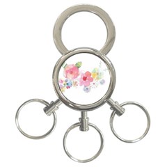 Flower-2342706 3-ring Key Chain by lipli