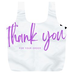 Thank You  Full Print Recycle Bag (xl) by lipli