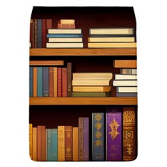 Book Nook Books Bookshelves Comfortable Cozy Literature Library Study Reading Room Fiction Entertain Removable Flap Cover (l) by Maspions