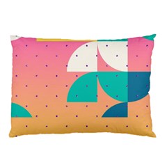 Abstract Geometric Bauhaus Polka Dots Retro Memphis Art Pillow Case (two Sides)