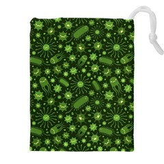 Seamless Pattern With Viruses Drawstring Pouch (5xl) by Apen