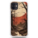 Comic Gothic Macabre Vampire Haunted Red Sky iPhone 12 mini TPU UV Print Case	 Front