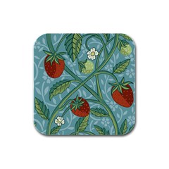 Spring Time Rubber Square Coaster (4 Pack) by AlexandrouPrints