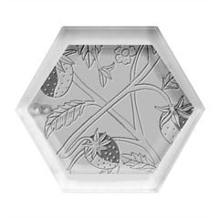 Spring Time Hexagon Wood Jewelry Box by AlexandrouPrints