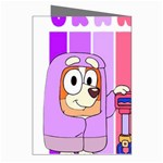 grannies bluey Greeting Cards (Pkg of 8) Right