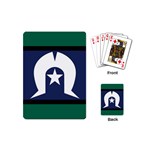 Torres Strait Island flag on Playing Cards (Mini)