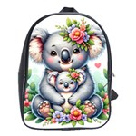 Baby Koala and Mum on School Bag (Large)