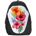 Hibiscus flowers on Backpack Bag