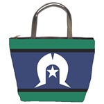 Torres Strait flag on Bucket Handbag