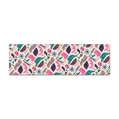 Multi Colour Pattern Sticker (bumper) by designsbymallika