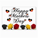 Aboriginal Flag with mothers day message on Postcard 4 x 6  (10 Pack)