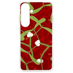 Mistletoe Christmas Texture Advent Samsung Galaxy S24 Ultra 6 9 Inch Tpu Uv Case by Hannah976