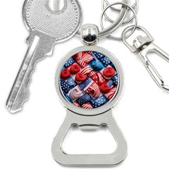 Us Presidential Election Colorful Vibrant Pattern Design  Bottle Opener Key Chain by dflcprintsclothing