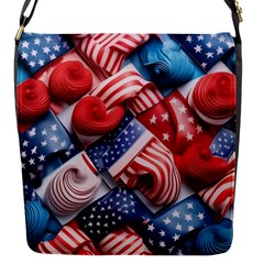 Us Presidential Election Colorful Vibrant Pattern Design  Flap Closure Messenger Bag (s) by dflcprintsclothing