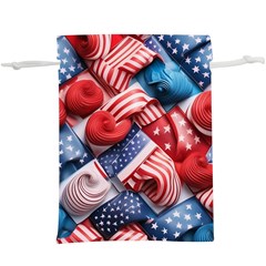 Us Presidential Election Colorful Vibrant Pattern Design  Lightweight Drawstring Pouch (xl) by dflcprintsclothing