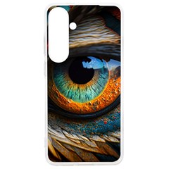 Eye Bird Feathers Vibrant Samsung Galaxy S24 Ultra 6 9 Inch Tpu Uv Case by Hannah976