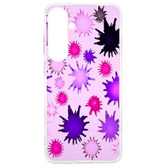 Inks Drops Black Paint Design Samsung Galaxy S24 Ultra 6 9 Inch Tpu Uv Case by Hannah976