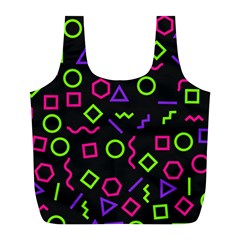 Geometric Seamless Pattern Full Print Recycle Bag (l) by Hannah976