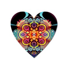 Gelb Floral Heart Magnet by 2607694c