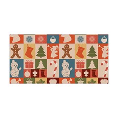 Cute Christmas Seamless Pattern Vector  - Yoga Headband