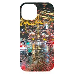 Water Droplets Iphone 15 Plus Black Uv Print Pc Hardshell Case