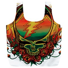 Grateful Steal Your Face Deadhead Hippie Logo Symbol Full Print Recycle Bag (xxl) by Loisa77