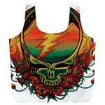 Grateful Steal Your Face Deadhead Hippie Logo Symbol Full Print Recycle Bag (XXL) Front