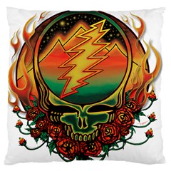 Grateful Steal Your Face Deadhead Hippie Logo Symbol 16  Baby Flannel Cushion Case (two Sides)