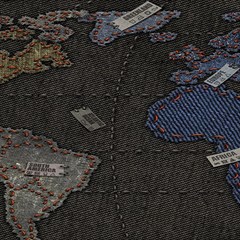 World Map Play Mat (square) by Ket1n9