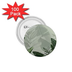 Banana Leaf Plant Pattern 1 75  Buttons (100 Pack)  by anzea