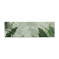 Banana Leaf Plant Pattern Sticker (bumper) by anzea