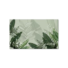 Banana Leaf Plant Pattern Sticker Rectangular (10 Pack) by anzea