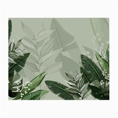 Banana Leaf Plant Pattern Small Glasses Cloth (2 Sides) by anzea