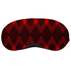 Muster Rot Schwarz Sleep Mask by 2607694c