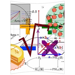 Mathematics Formula Physics School Back Support Cushion by Bedest