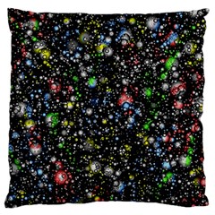 Universe Star Planet Galaxy Large Premium Plush Fleece Cushion Case (one Side) by Ravend