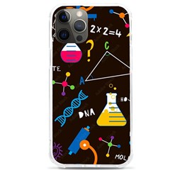 Science Lesson Flat Vector Seamless Pattern Iphone 12 Pro Max Tpu Uv Print Case by Loisa77