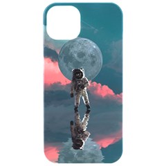 Astronaut Moon Space Nasa Planet Iphone 15 Pro Black Uv Print Pc Hardshell Case