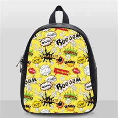 Cartoon Comics Pattern School Bag (small) by Loisa77