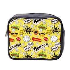 Cartoon Comics Pattern Mini Toiletries Bag (two Sides) by Loisa77