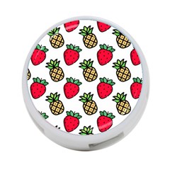 Strawberries Pineapples Fruits 4-port Usb Hub (two Sides) by Loisa77