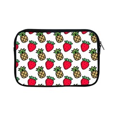 Strawberries Pineapples Fruits Apple Ipad Mini Zipper Cases by Loisa77