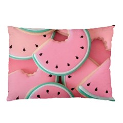 Aesthetic Cute Kawaii Watermelon Pillow Case (two Sides) by Perong