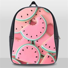 Aesthetic Cute Kawaii Watermelon School Bag (xl) by Perong