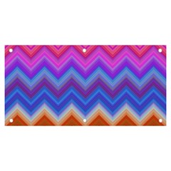 Pattern Chevron Zigzag Background Banner And Sign 6  X 3  by Grandong